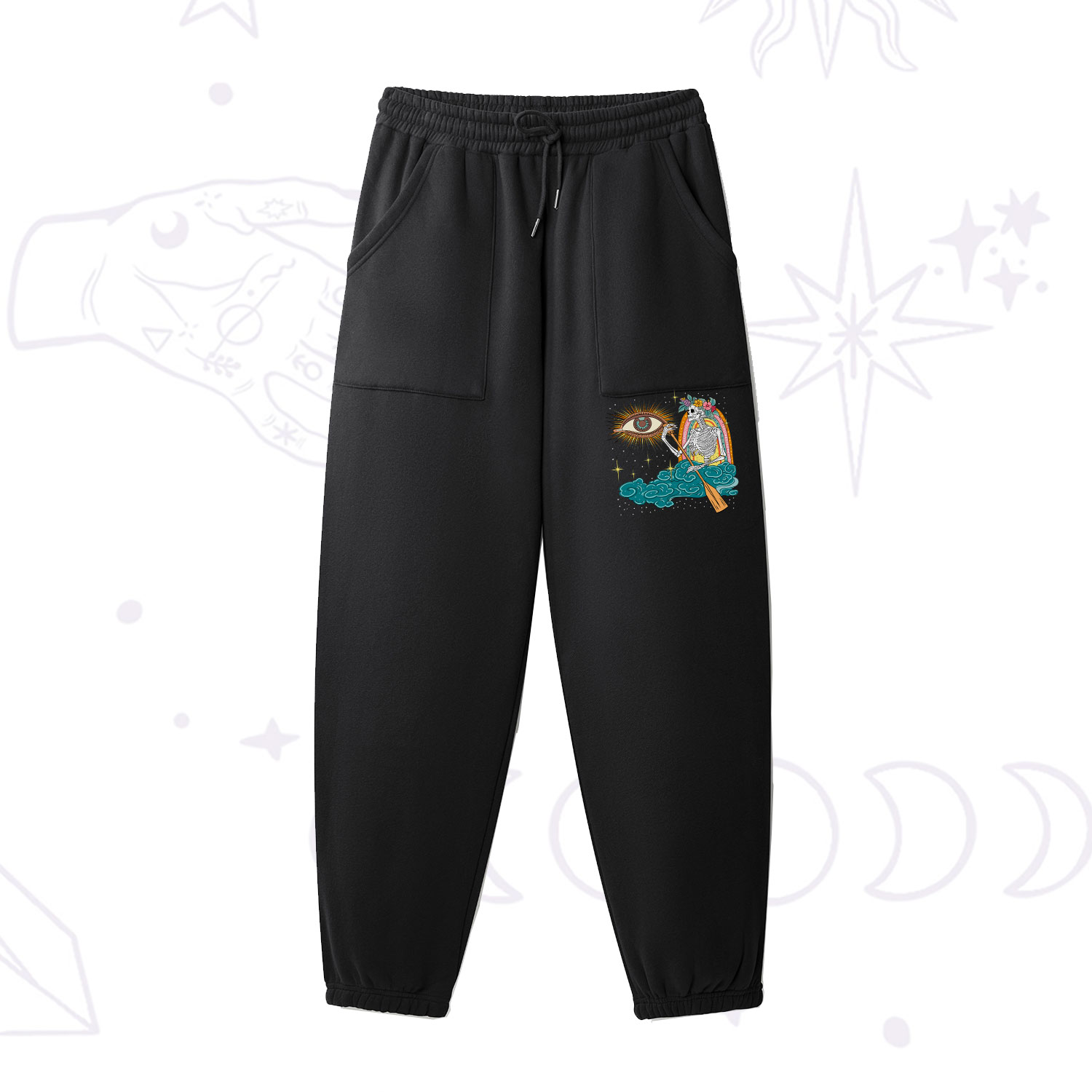 Purplehecate The Audacity Tarot Fleece Sweatpants