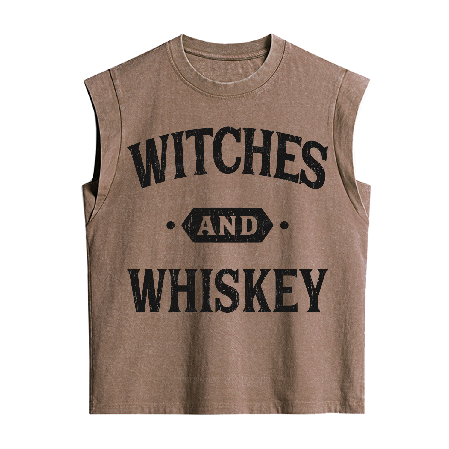 Purplehecate Witches and Whiskey Vintage Washed Tank