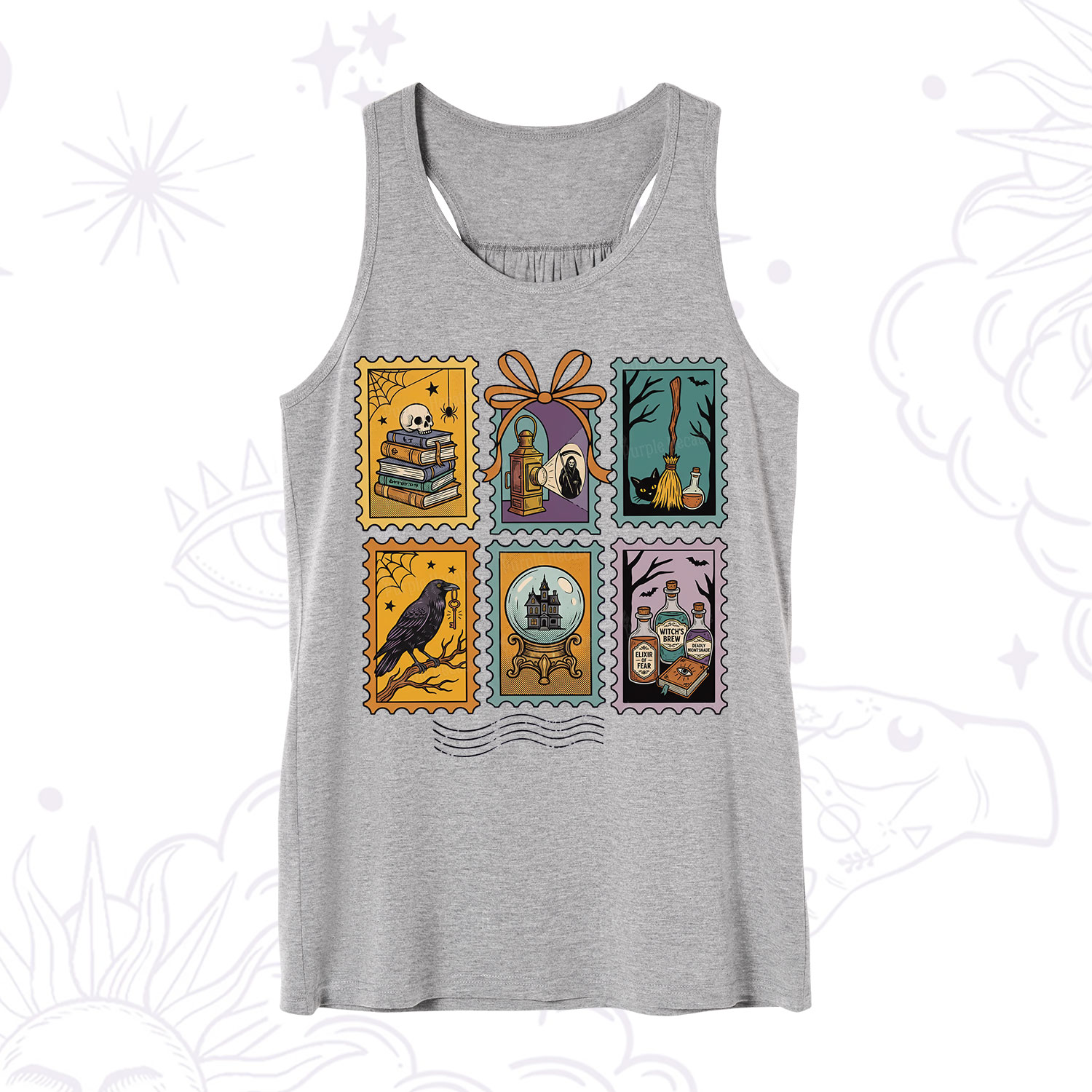 Purplehecate Halloween Witch Raven Castle Potions Tank
