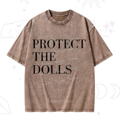 Purplehecate Protect The Dolls Washed T-Shirt