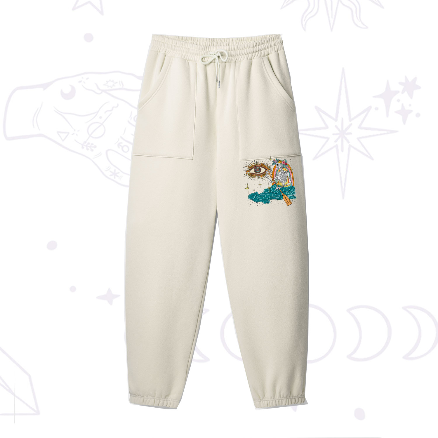 Purplehecate The Audacity Tarot Fleece Sweatpants