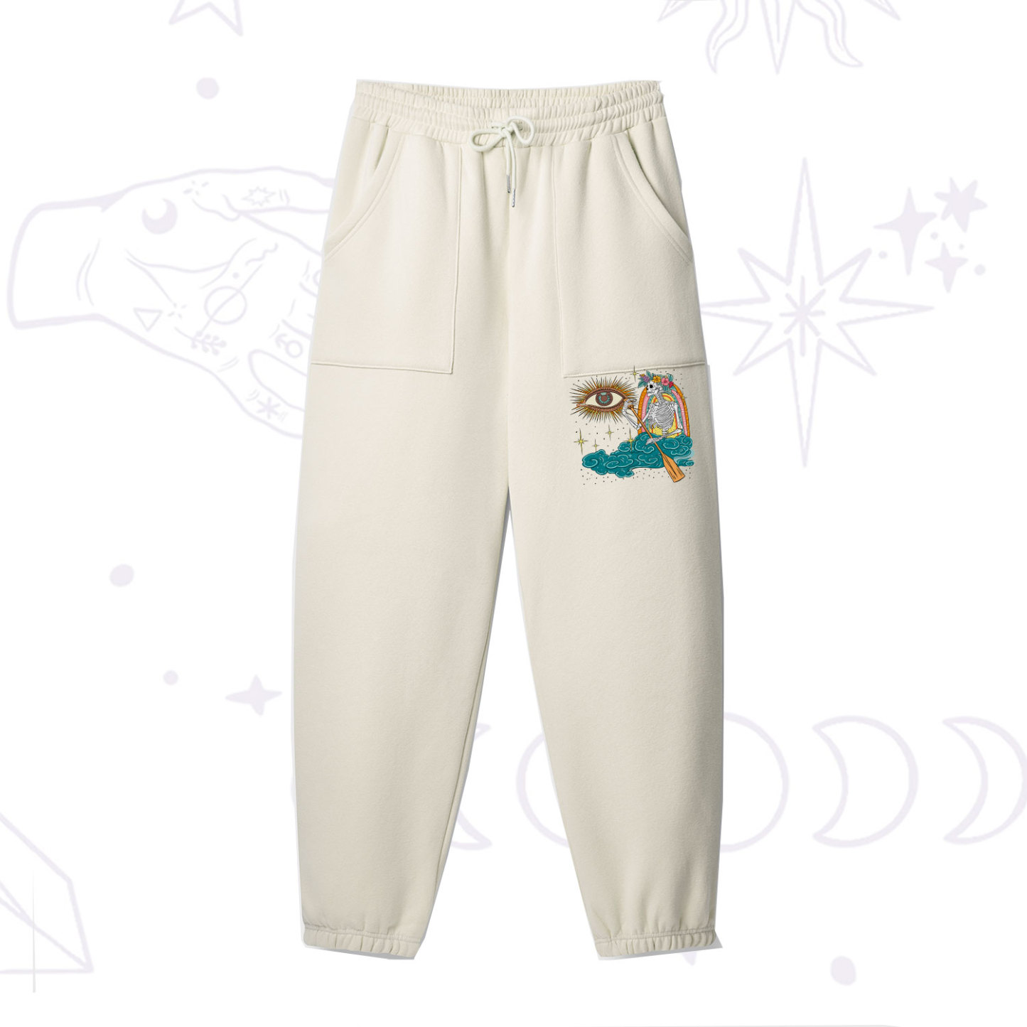 Purplehecate The Audacity Tarot Fleece Sweatpants