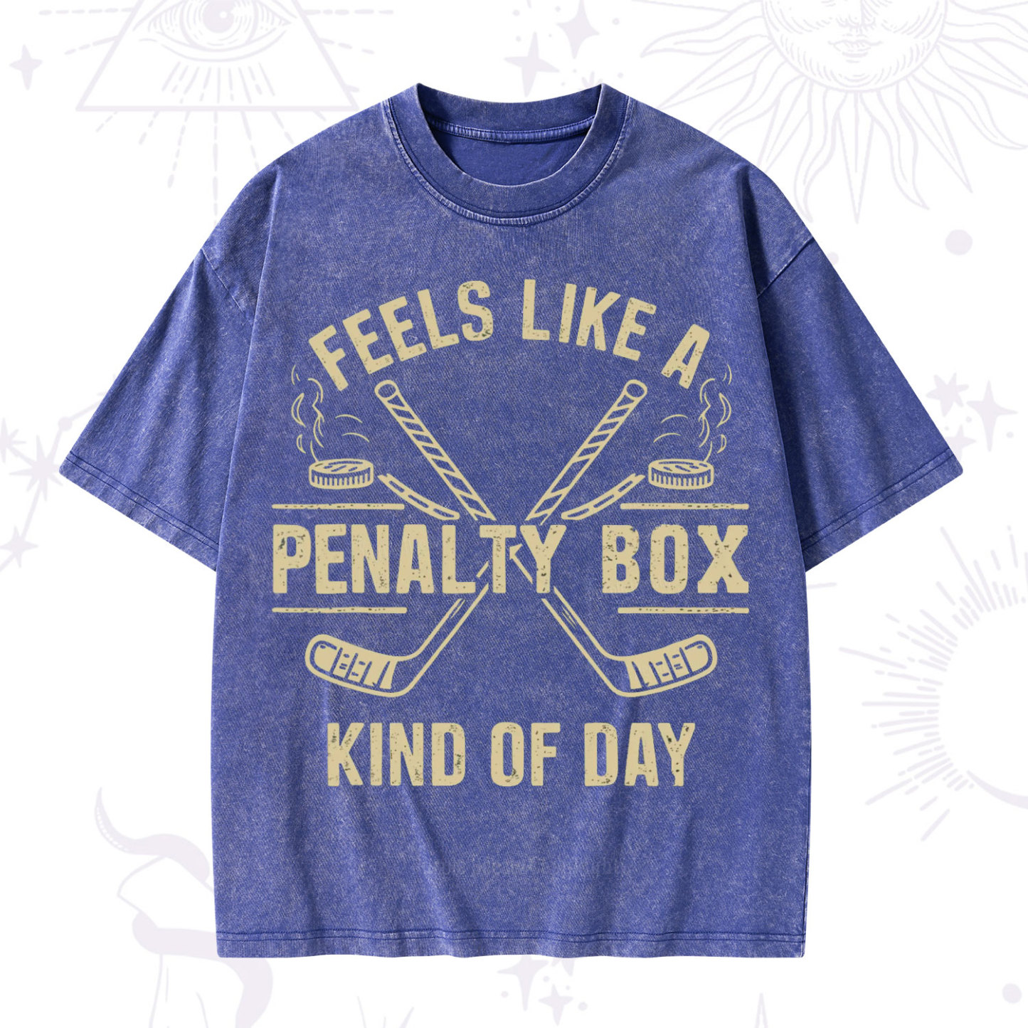 Purplehecate Feels Like A Penalty Box Kind Of Day Washed T-Shirt