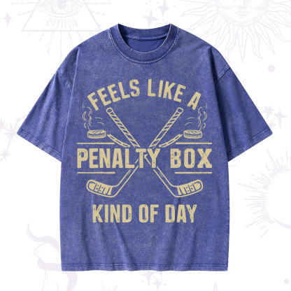 Purplehecate Feels Like A Penalty Box Kind Of Day Washed T-Shirt