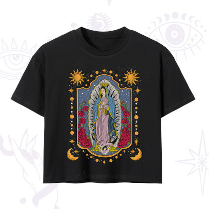 Purplehecate Our Lady of Guadalupe Crop T-Shirt