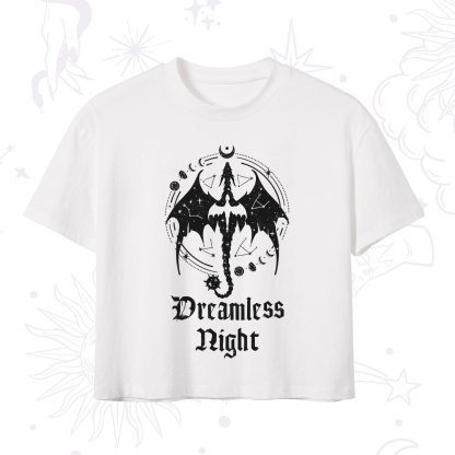 Purplehecate Dreamless Night Dragon Crop T-Shirt