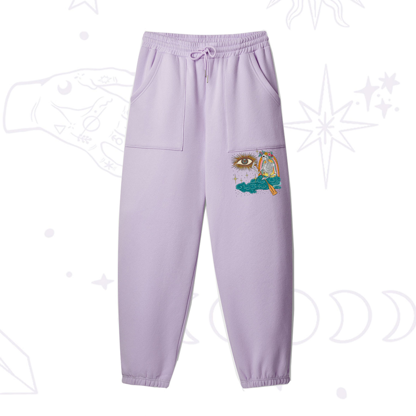 Purplehecate The Audacity Tarot Fleece Sweatpants