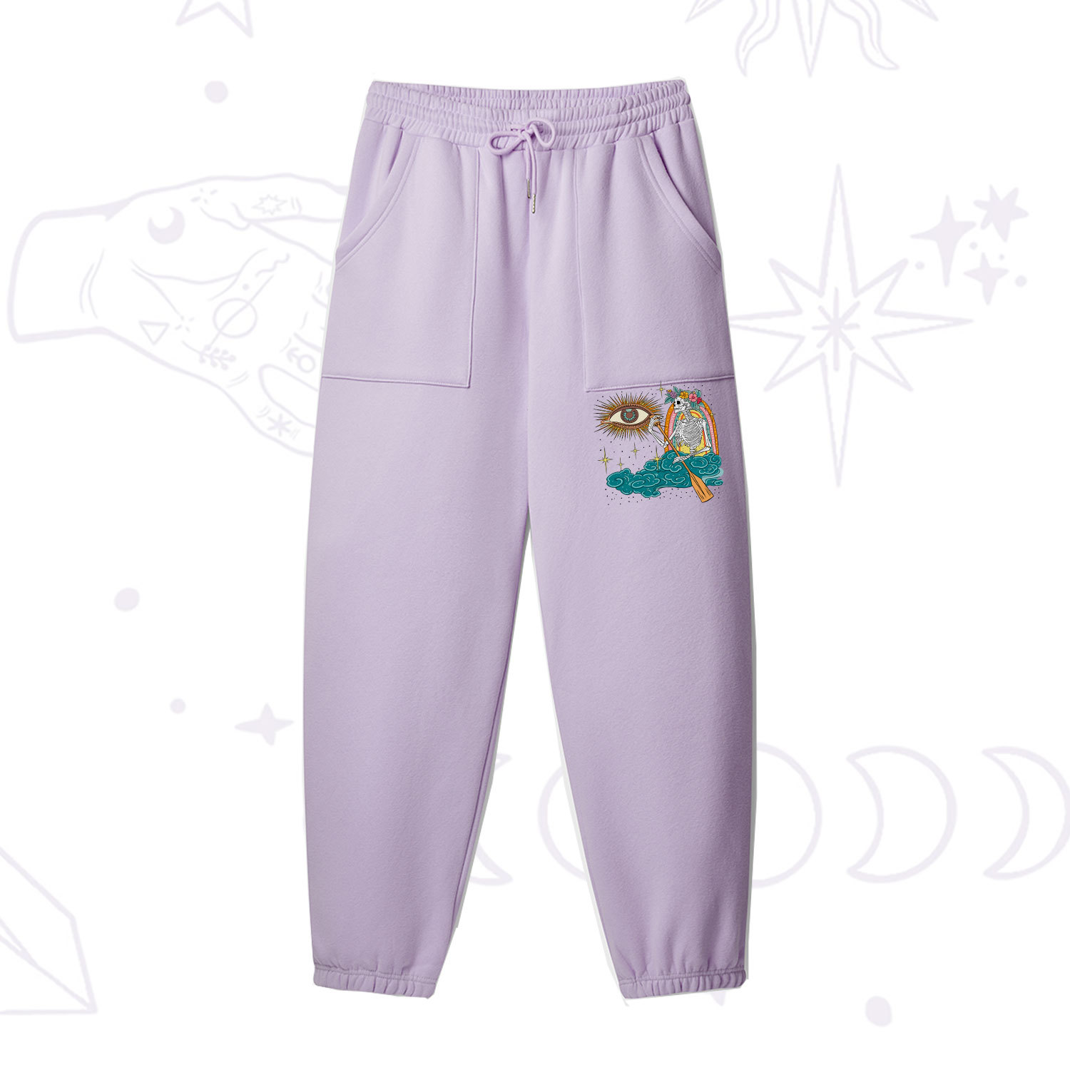 Purplehecate The Audacity Tarot Fleece Sweatpants