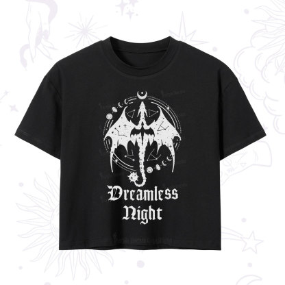 Purplehecate Dreamless Night Dragon Crop T-Shirt