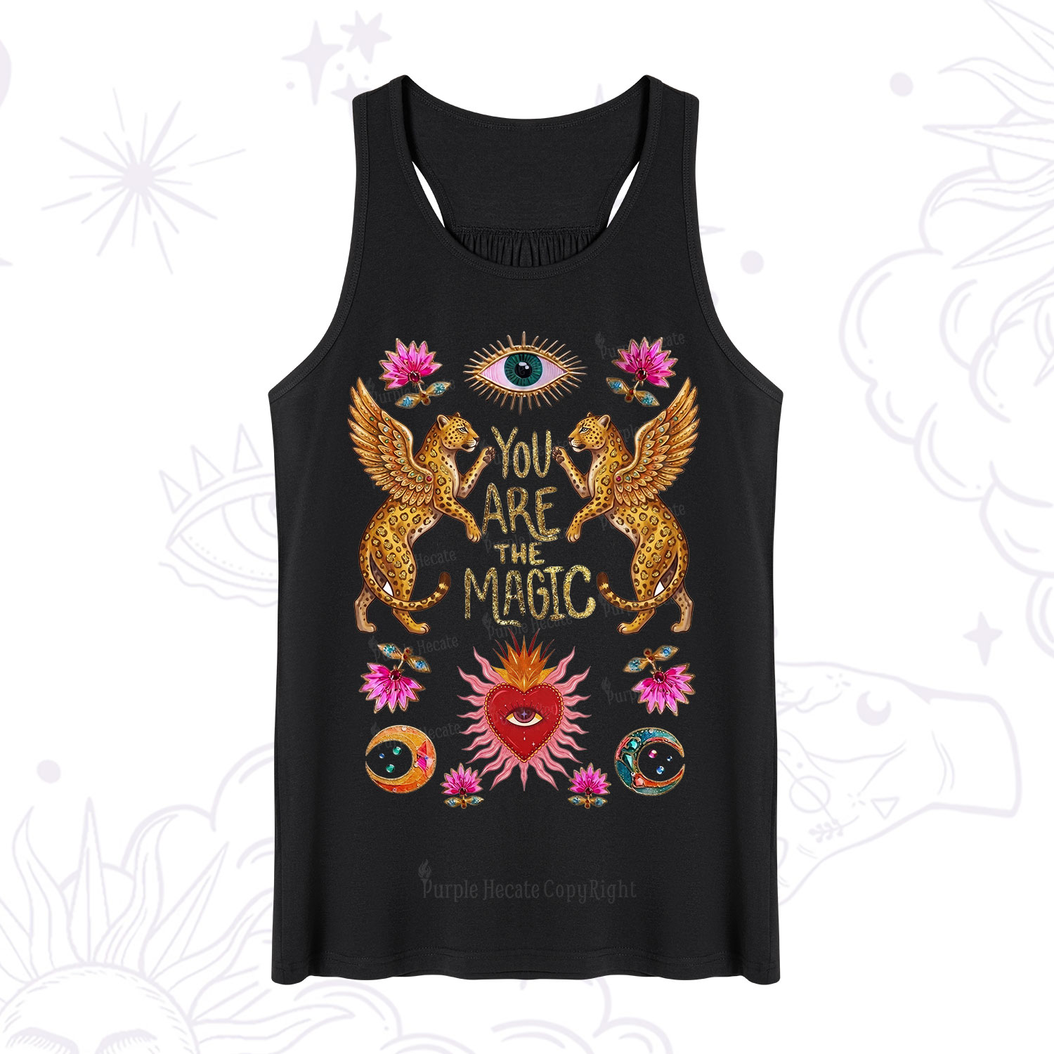 Purplehecate Vintage Tiger You Are The Magic Tank