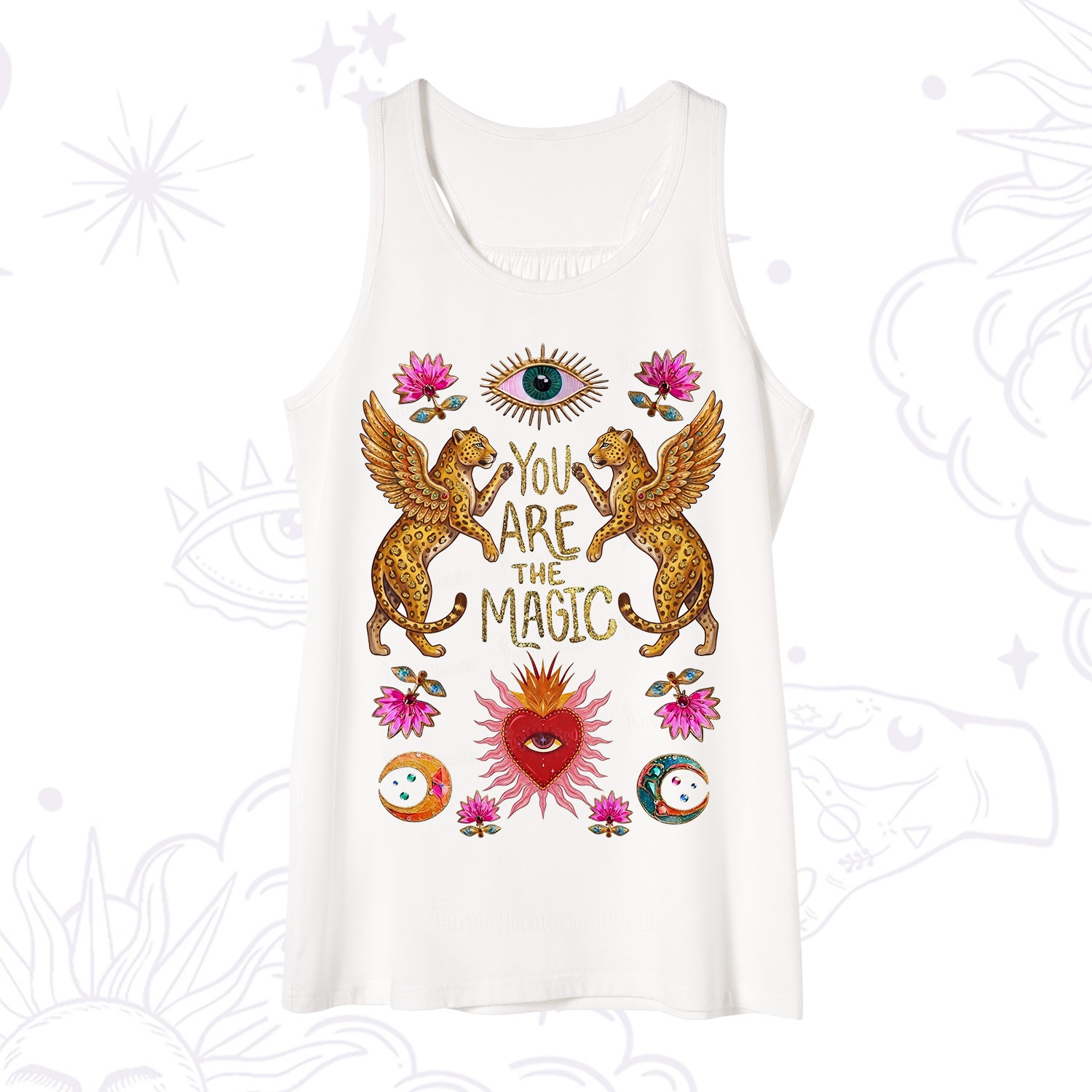 Purplehecate Vintage Tiger You Are The Magic Tank