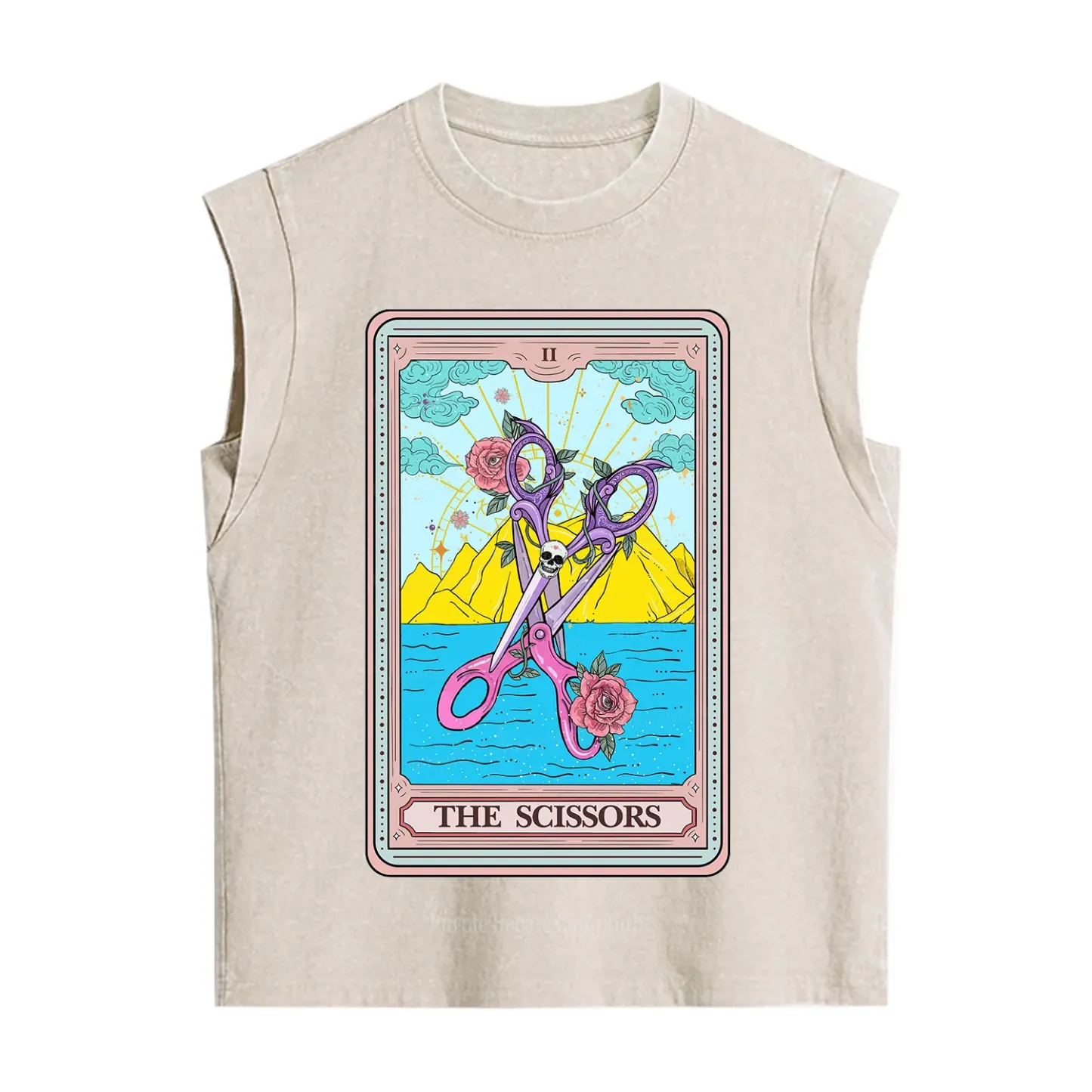 Purplehecate The Scissor Tarot Pride Vintage Washed Tank