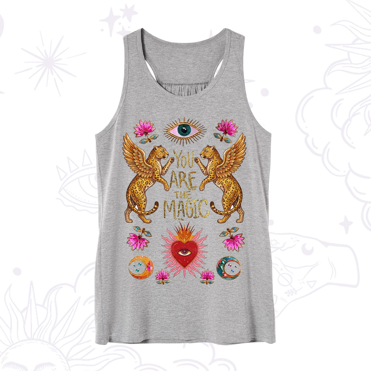 Purplehecate Vintage Tiger You Are The Magic Tank