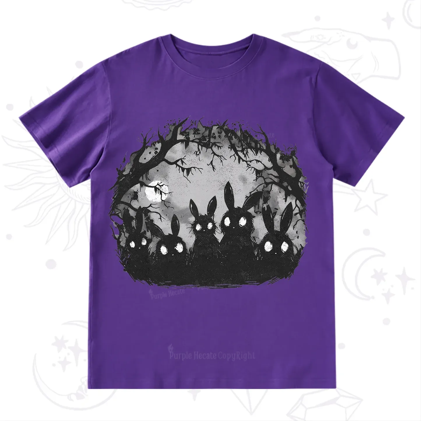 Purplehecate Creepy Weirdcore Bunny T-Shirt