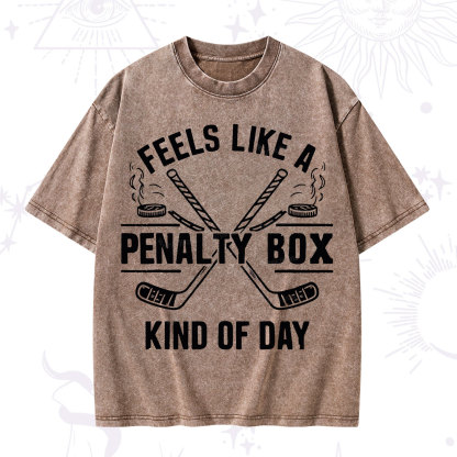 Purplehecate Feels Like A Penalty Box Kind Of Day Washed T-Shirt