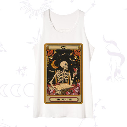 Purplehecate The Reader Tarot Skeleton Tank