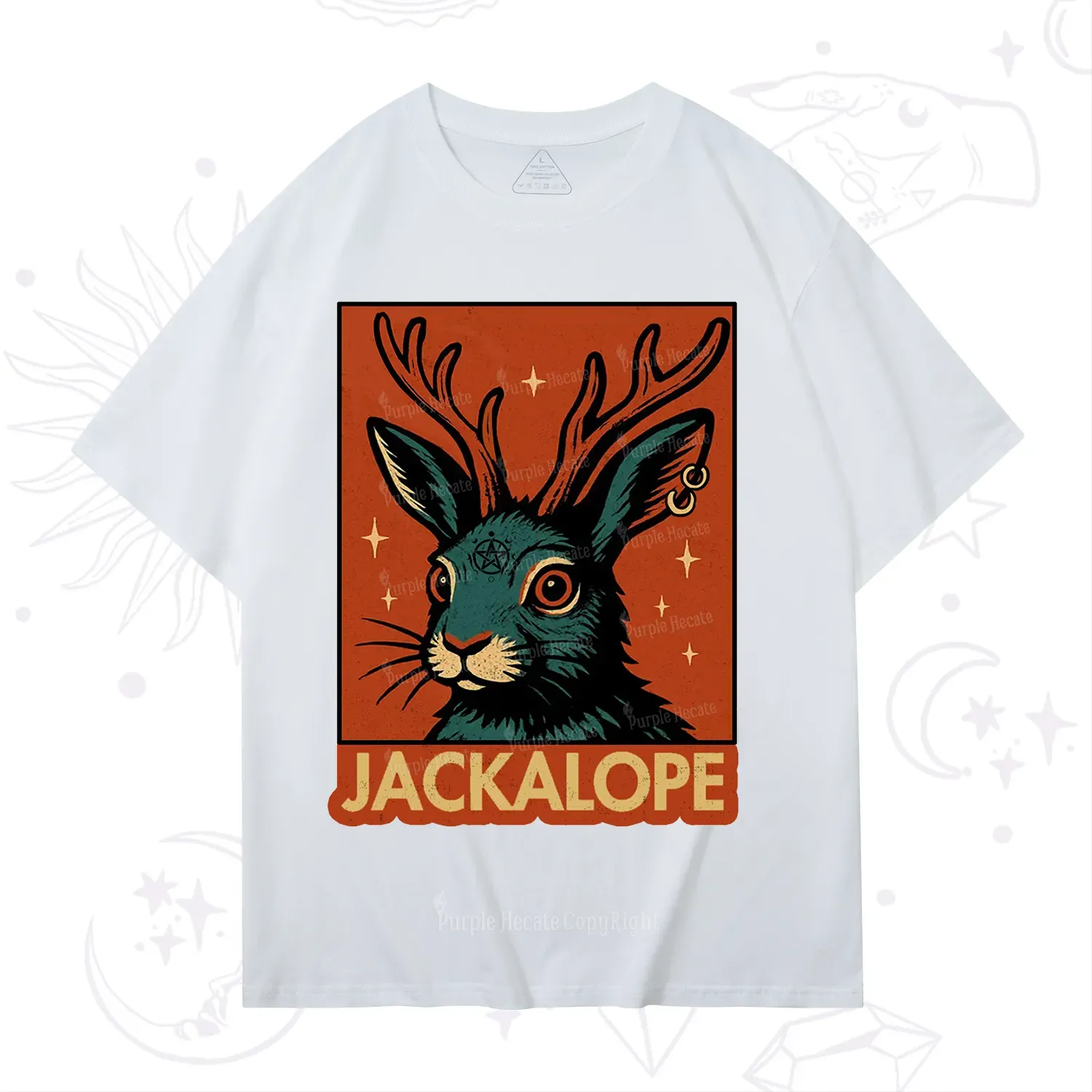 Purplehecate Funny Jackalope T-Shirt