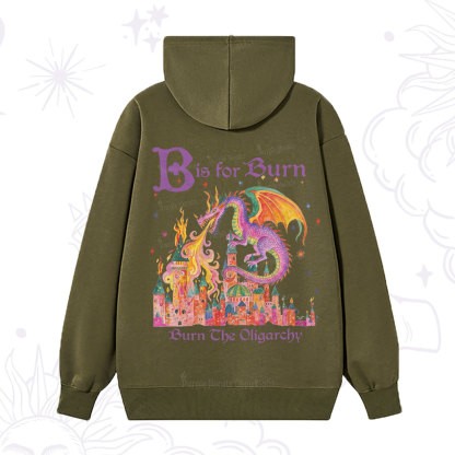 Purplehecate Burn The Oligarchy Hoodie