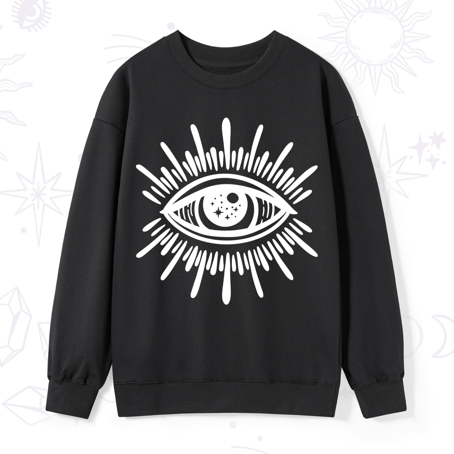 Magic Purplehecate Evil Eye Sweatshirt