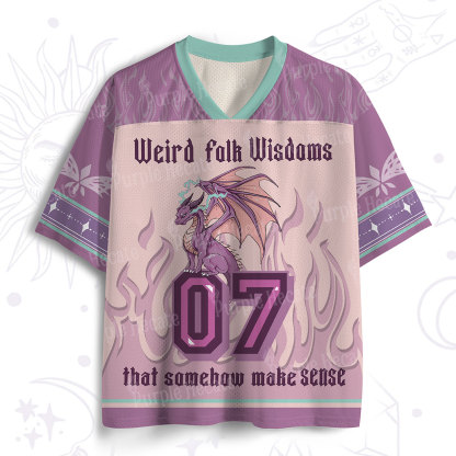 Purplehecate Weird Folk Wisdoms That Somehow Make Sense Mesh Jersey