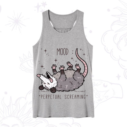Purplehecate Mood Perpetual Screaming Opossum Tank