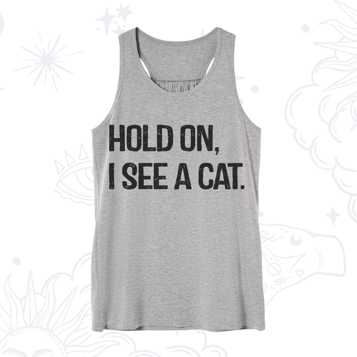 Purplehecate Hold on I See A Cat Tank