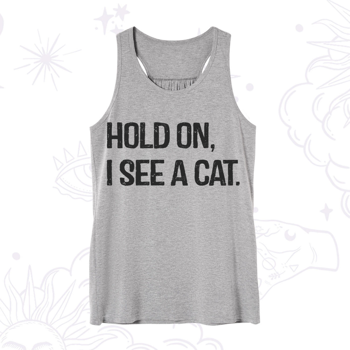Purplehecate Hold on I See A Cat Tank