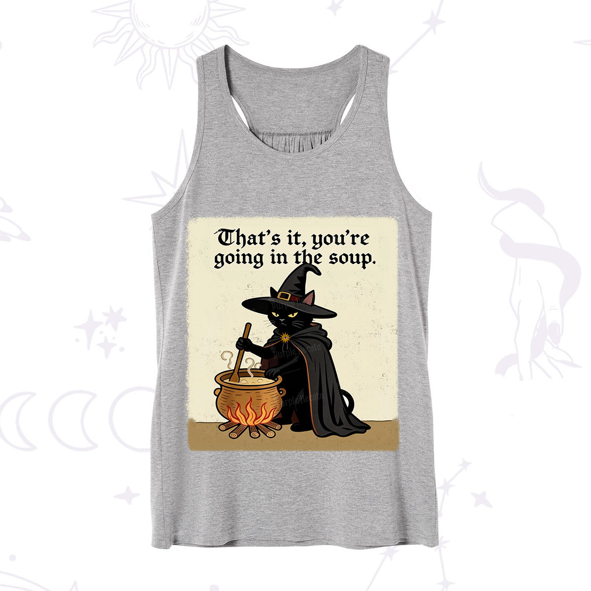 Purplehecate That's It You're Going in the Soup  Tank