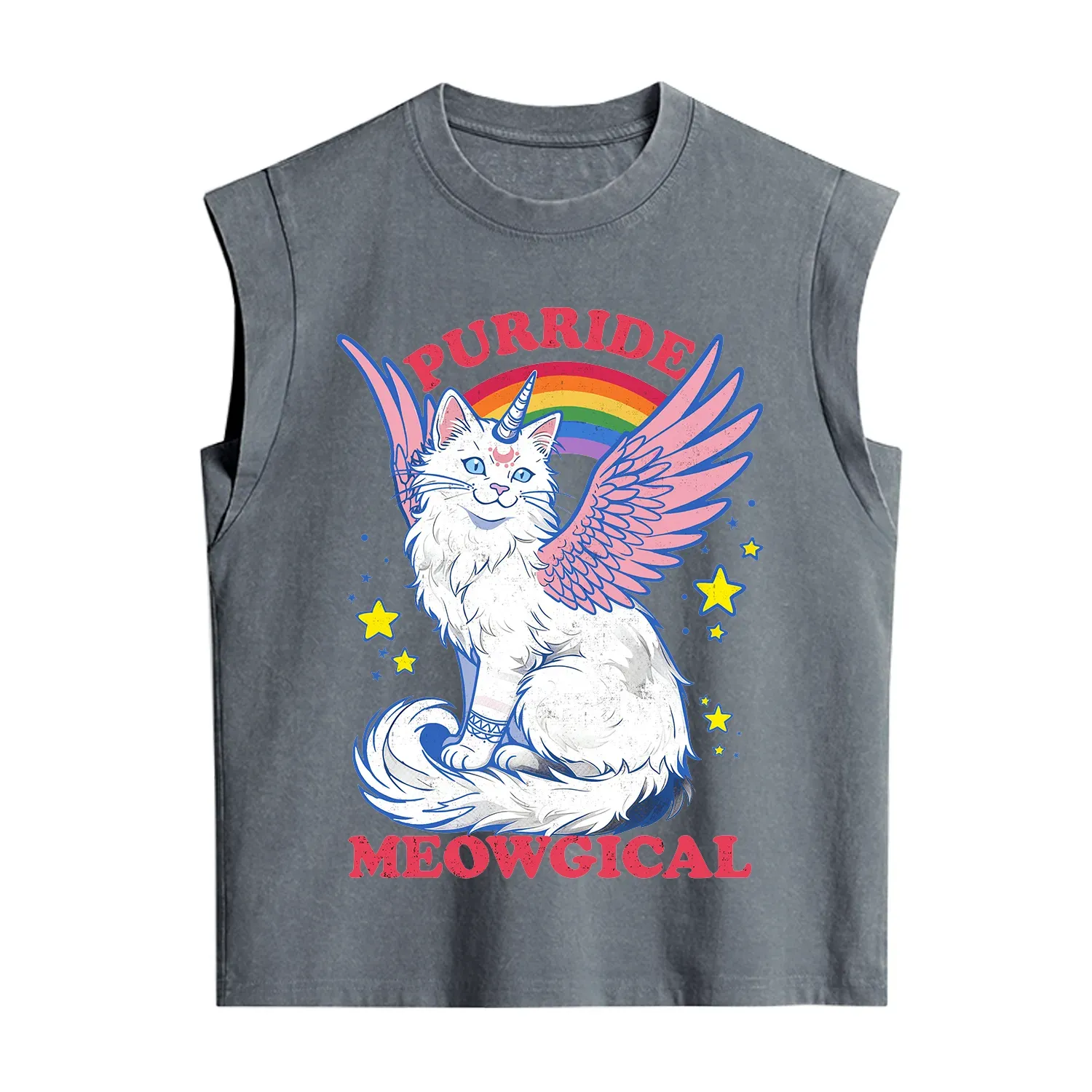 Purplehecate Purride Meowgical Vintage Washed Tank