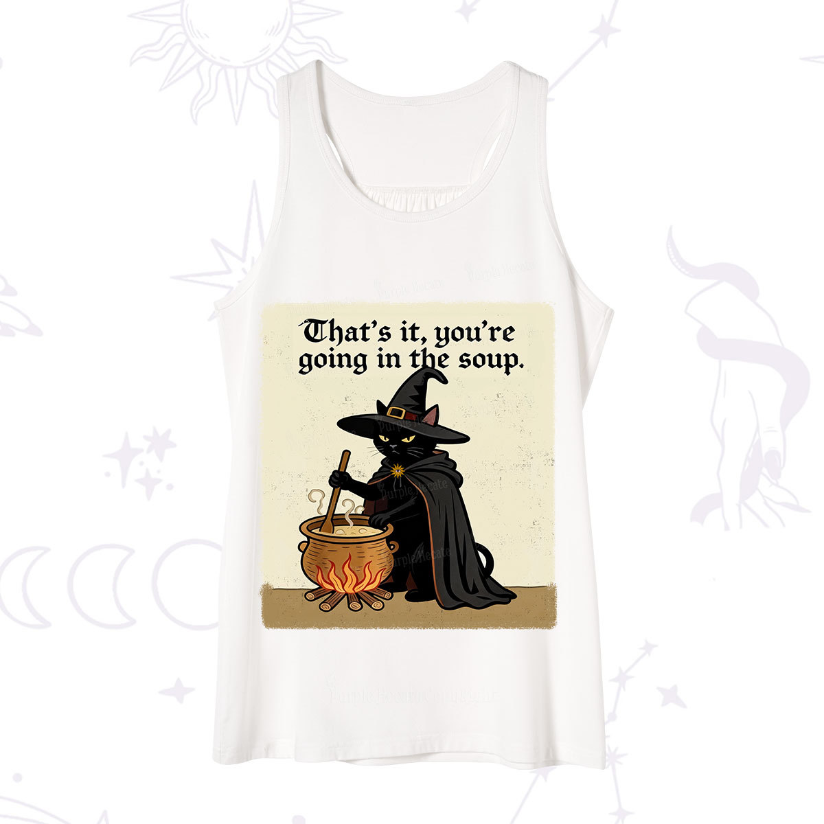 Purplehecate That's It You're Going in the Soup  Tank