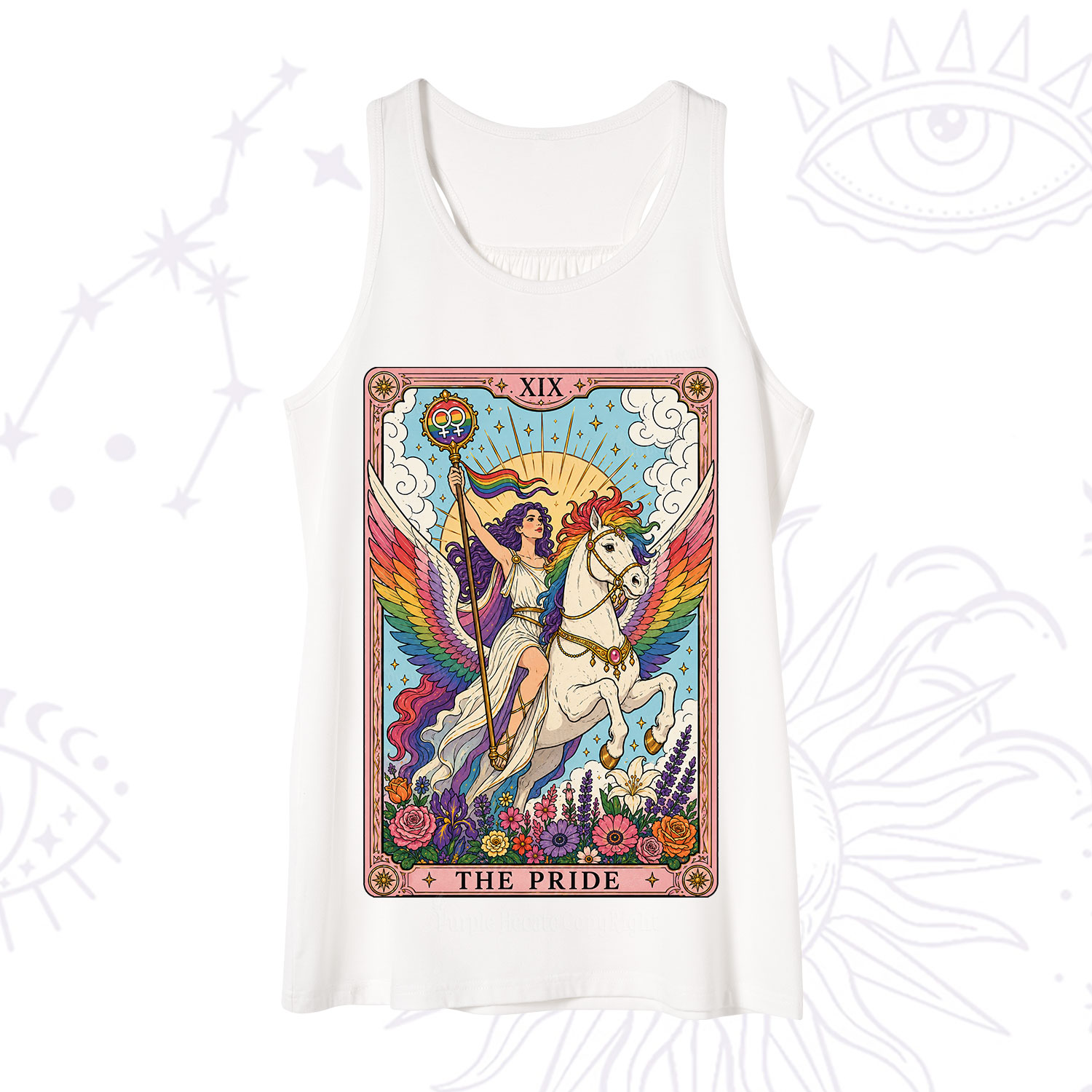 Purplehecate The Pride Tarot Card Tank