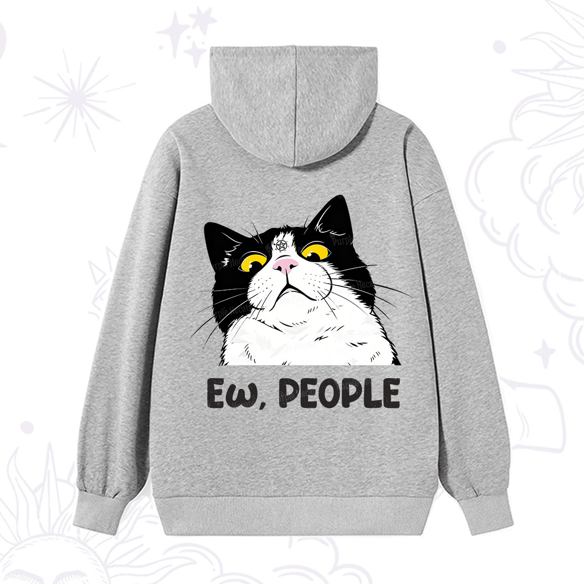 Purplehecate Ew People Cat Hoodie