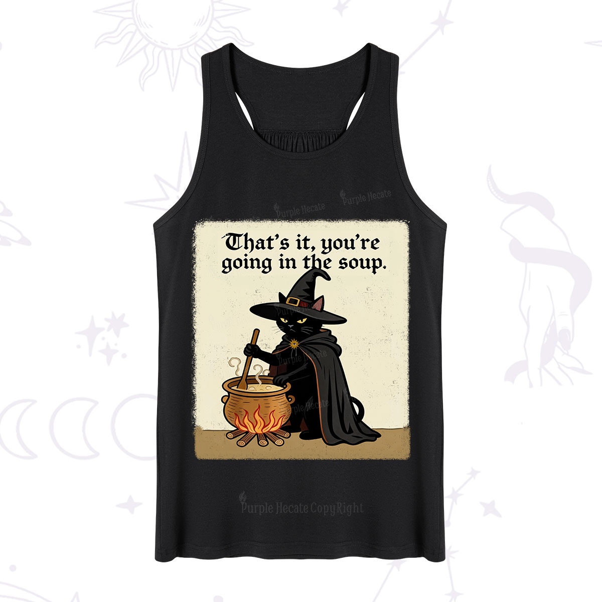 Purplehecate That's It You're Going in the Soup  Tank