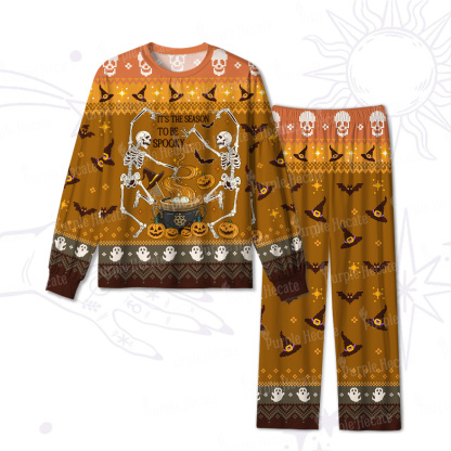Purplehecate Halloween It's the Season to be Spooky Halloween Pajamas