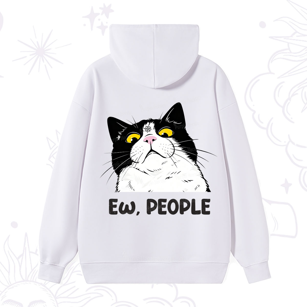 Purplehecate Ew People Cat Hoodie