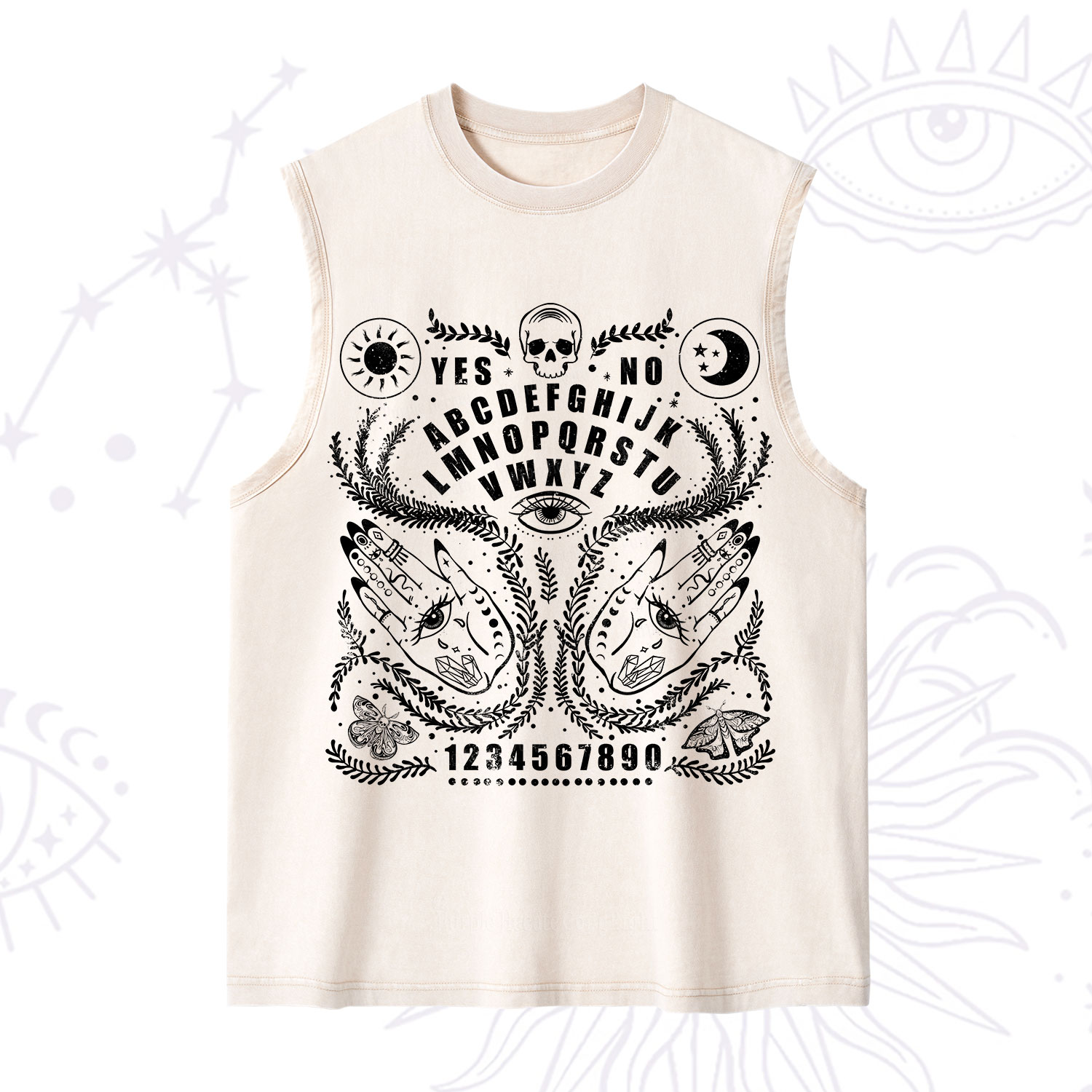 Purplehecate Ouija Spirit Board Washed Tank