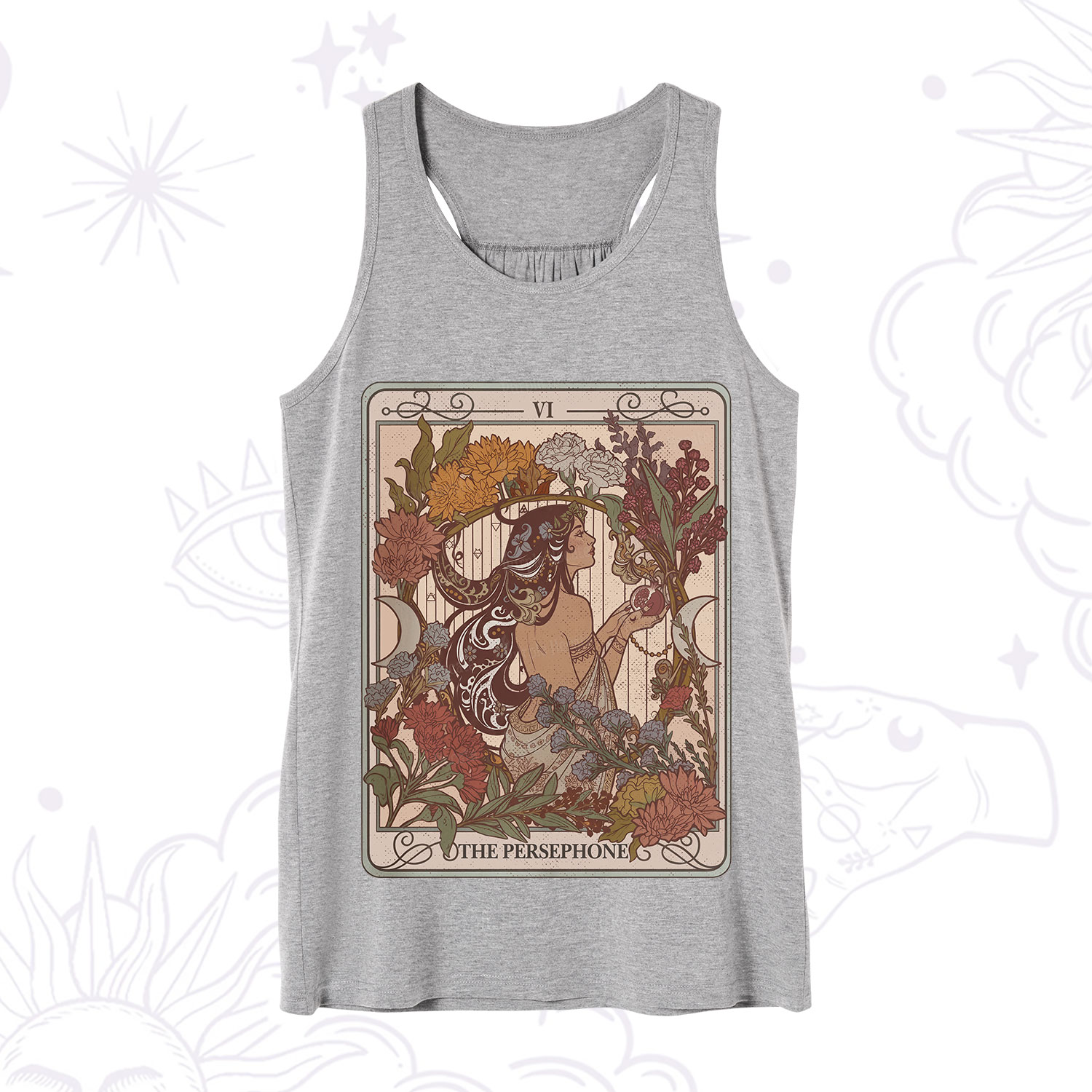 Purplehecate The Persephone Goddess Tarot Card Tank