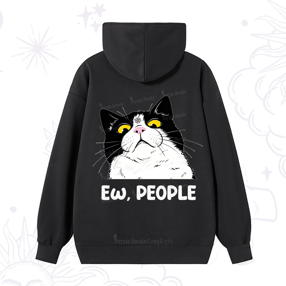 Purplehecate Ew People Cat Hoodie