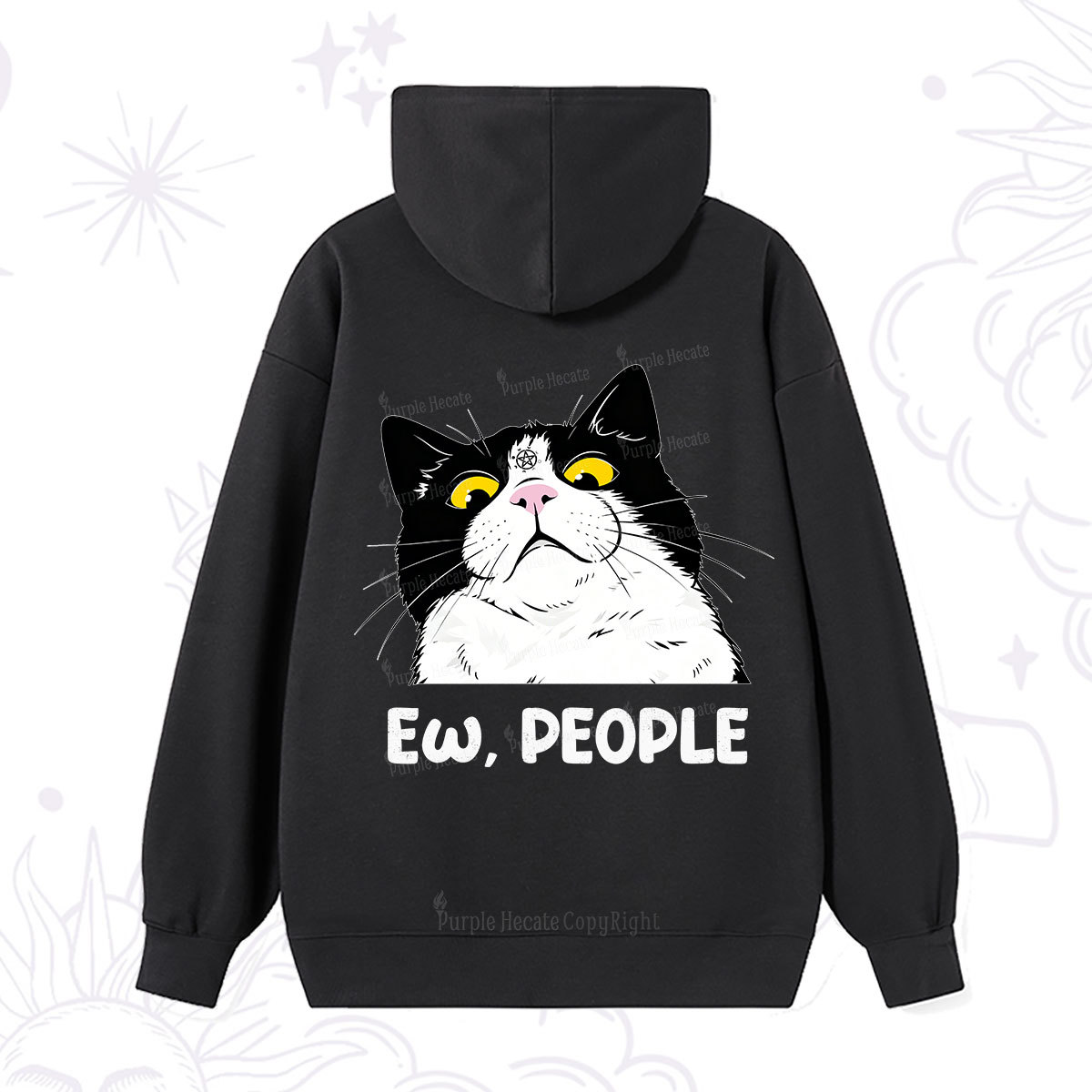 Purplehecate Ew People Cat Hoodie