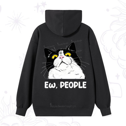 Purplehecate Ew People Cat Hoodie
