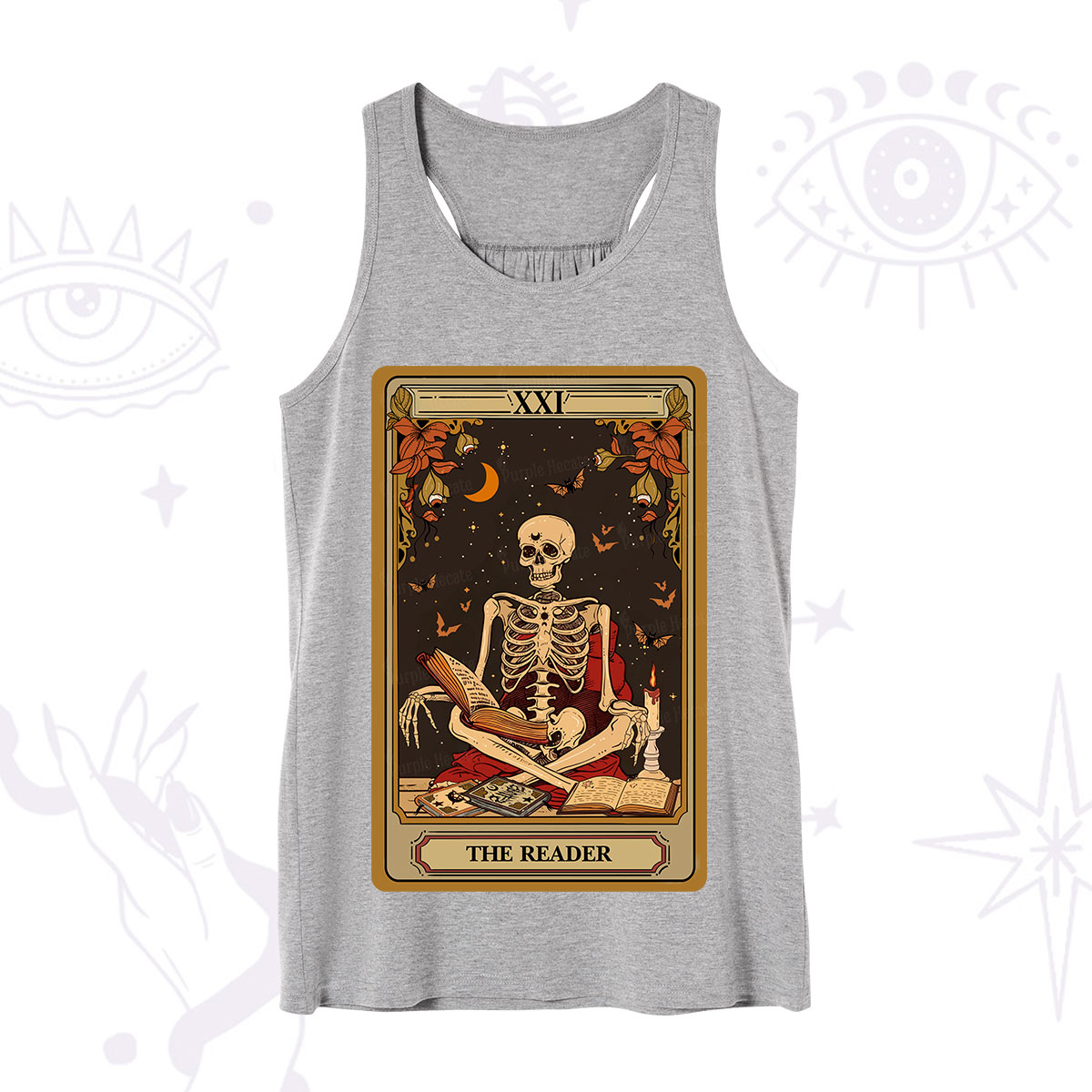 Purplehecate The Reader Tarot Card Tank