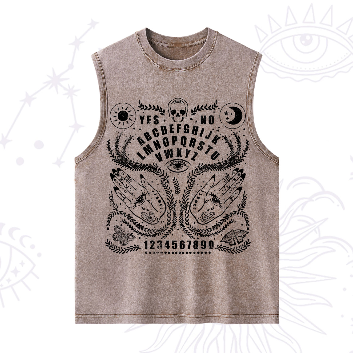 Purplehecate Ouija Spirit Board Washed Tank