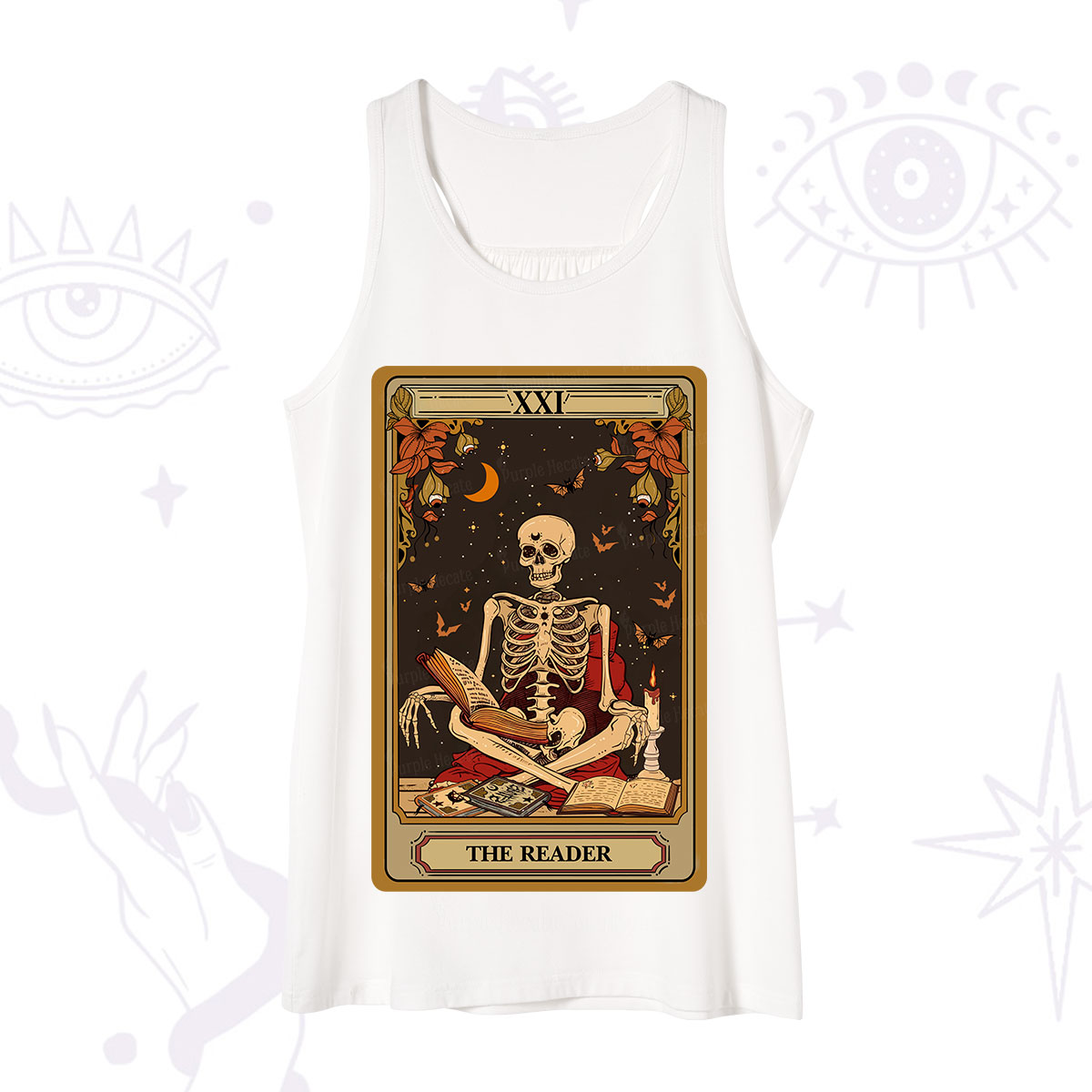 Purplehecate The Reader Tarot Card Tank