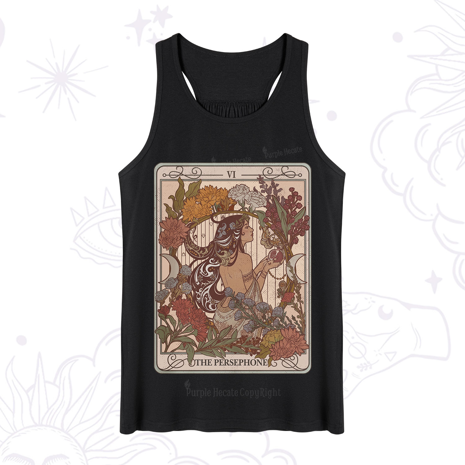 Purplehecate The Persephone Goddess Tarot Card Tank