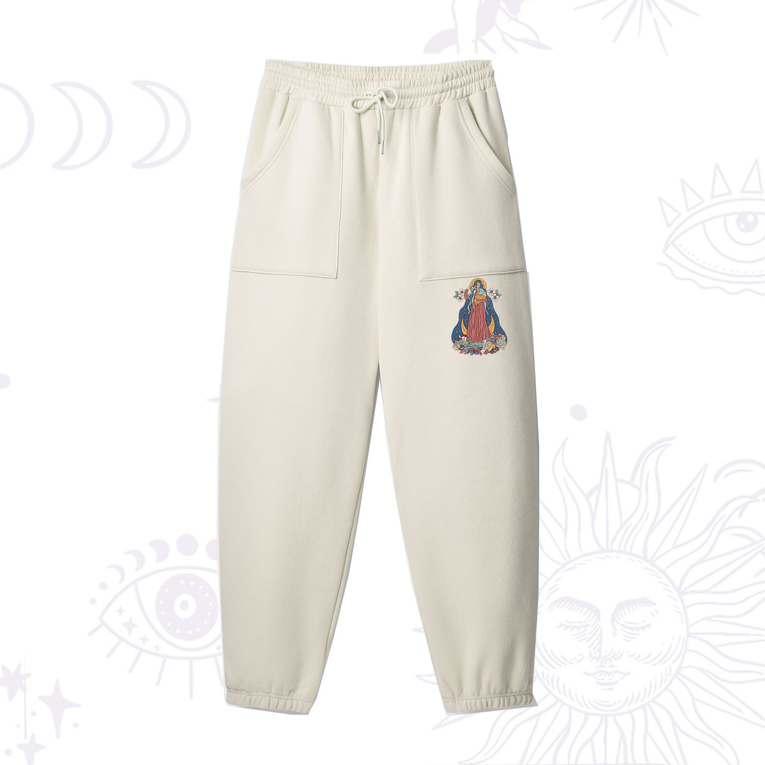 Purplehecate The mother Tarot Fleece Sweatpants