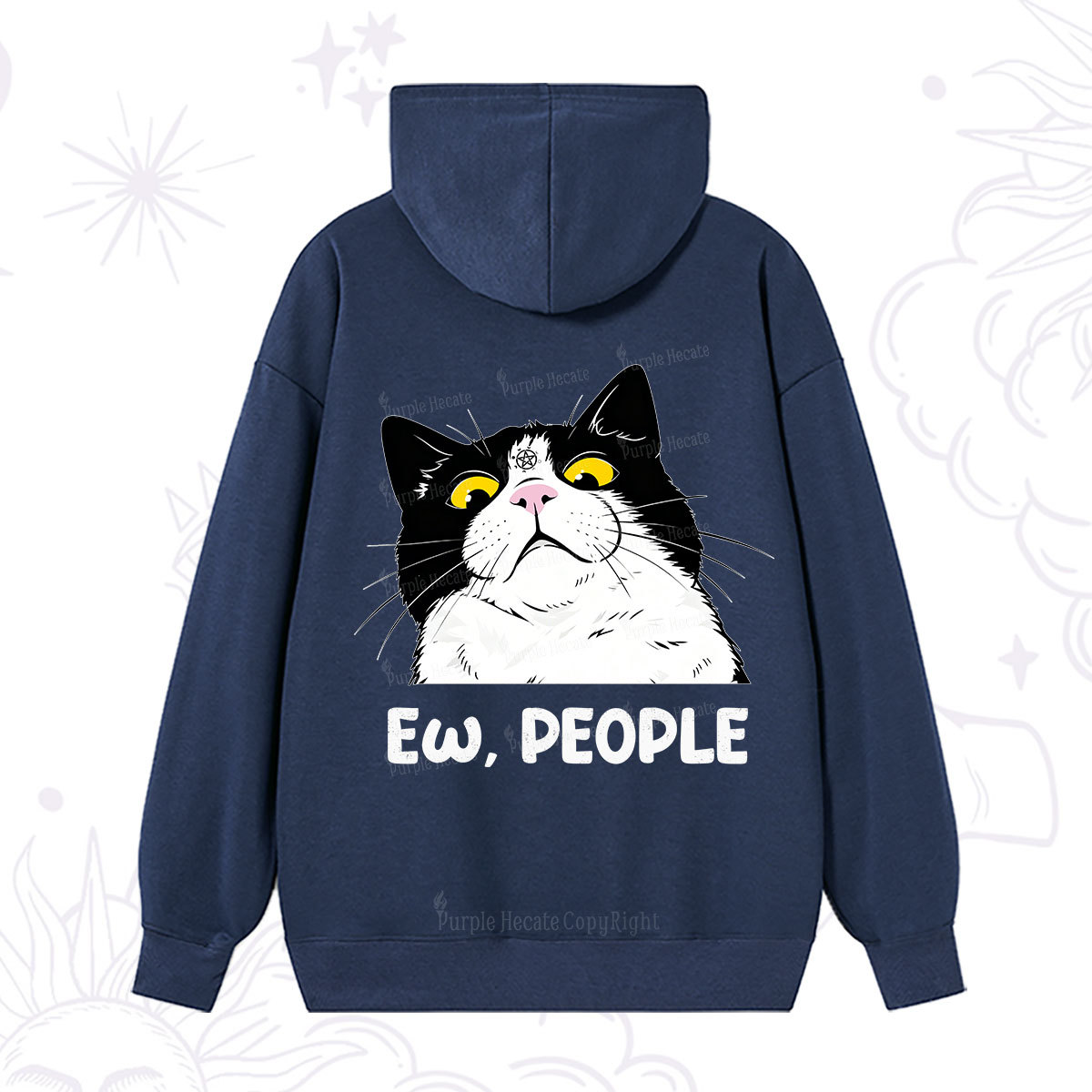 Purplehecate Ew People Cat Hoodie