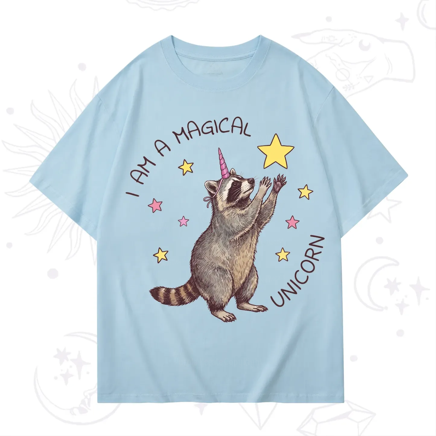 Purplehecate I Am A Magical Unicorn Raccoon T-Shirt