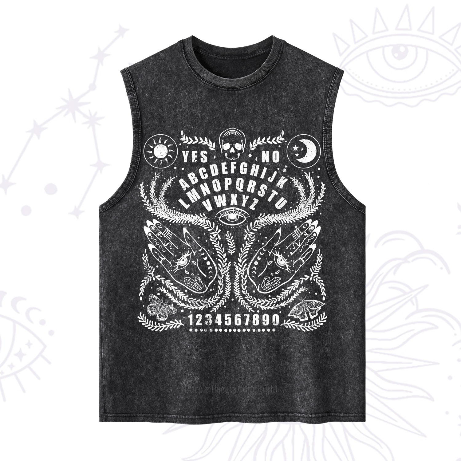 Purplehecate Ouija Spirit Board Washed Tank