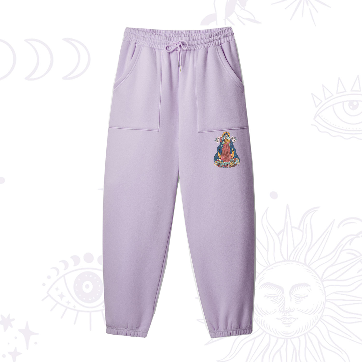 Purplehecate The mother Tarot Fleece Sweatpants