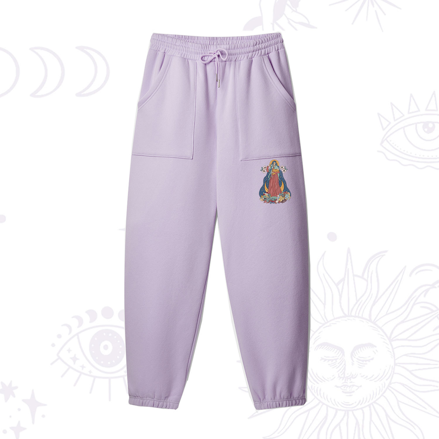 Purplehecate The mother Tarot Fleece Sweatpants